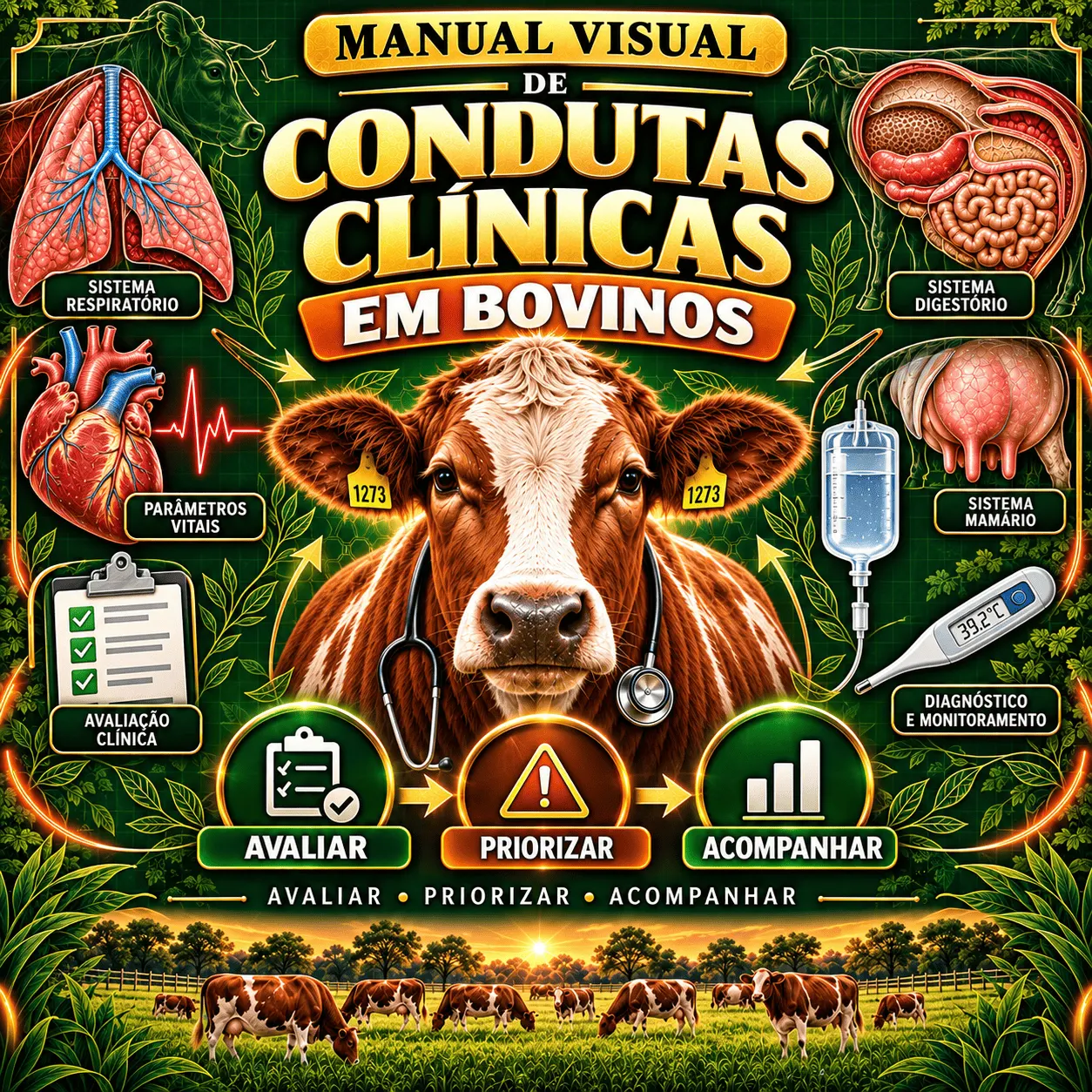 Manual Visual: Condutas Clín. em Bovinos
