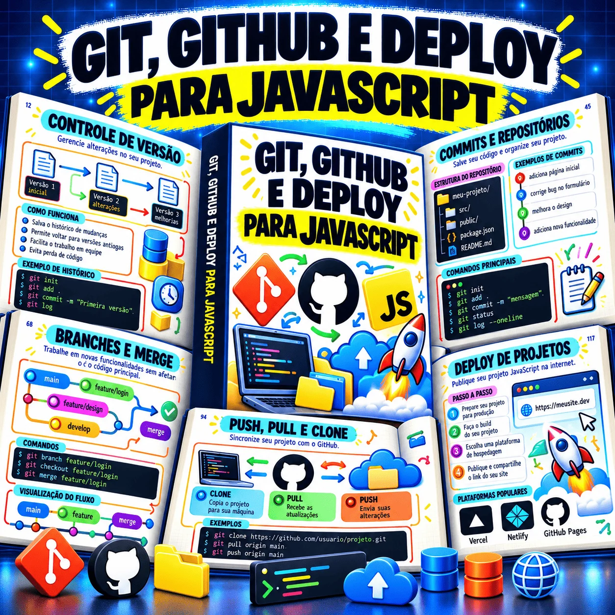 Git, GitHub e Deploy para JavaScript