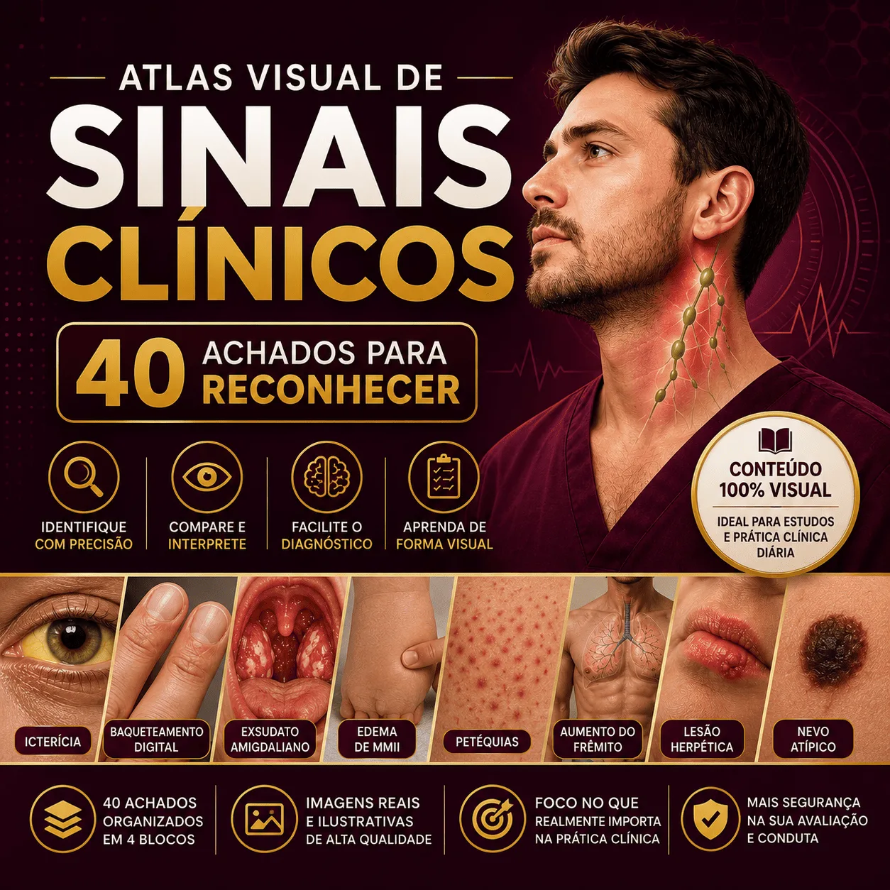 40 Atlas Visuais de Sinais Clínicos