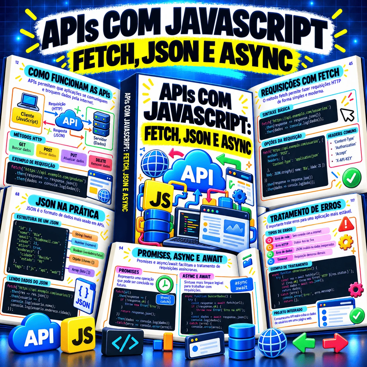 APIs com JavaScript: Fetch, JSON e Async