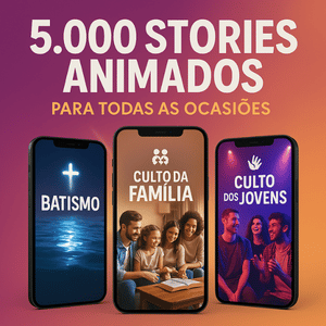 5 mil stories animados Para sua Igreja
