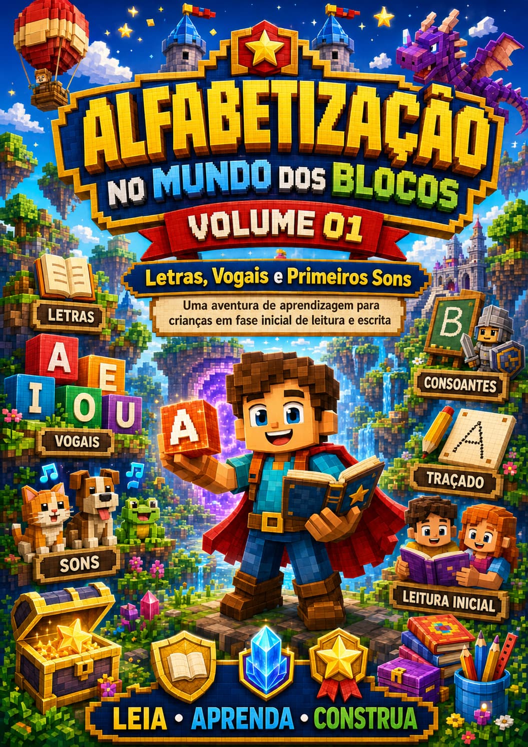 Alfabetização Mundo dos Blocos Volume 01
