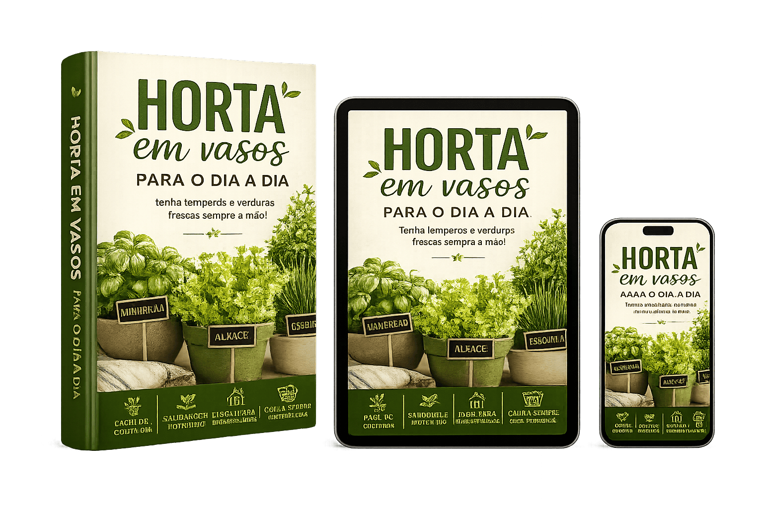 Horta em Vasos para o Dia a Dia