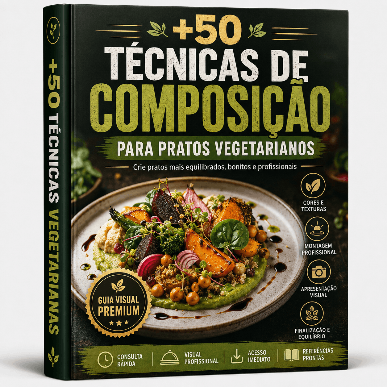 +50 Técnicas para Pratos Vegetarianos