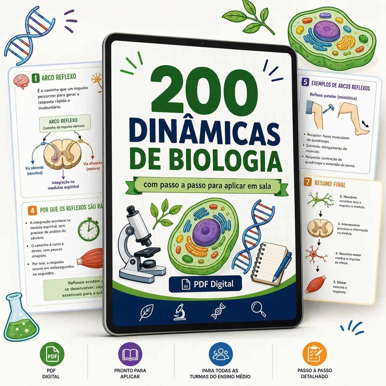 +200 Dinâmicas de Biologia 
