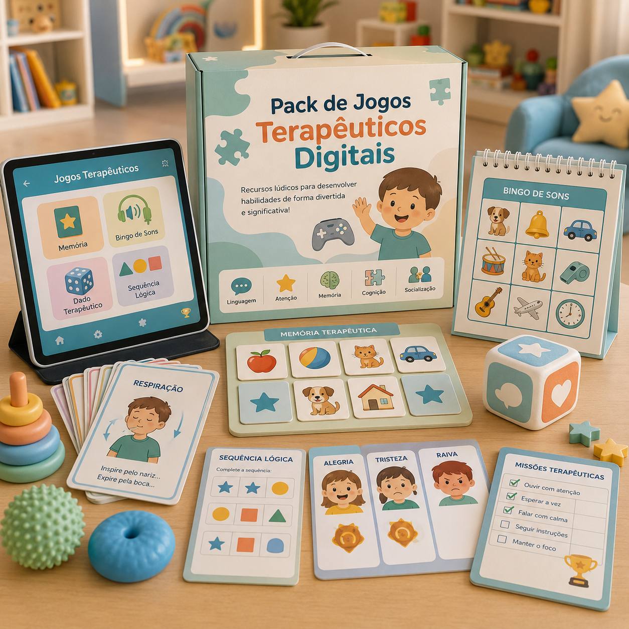Pack de Jogos Terapêuticos Digitais