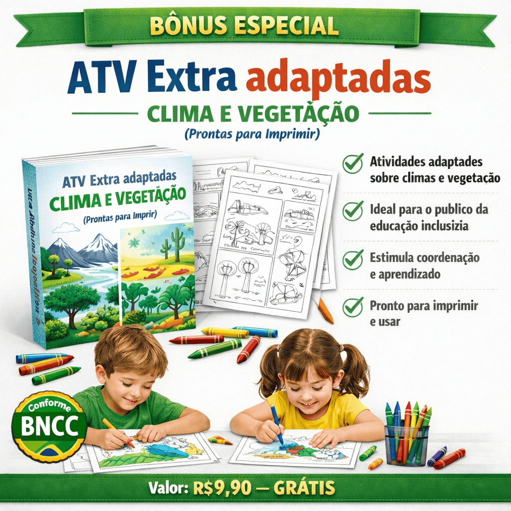 ATV Extra adaptadas CLIMA E VEGETAÇÃO