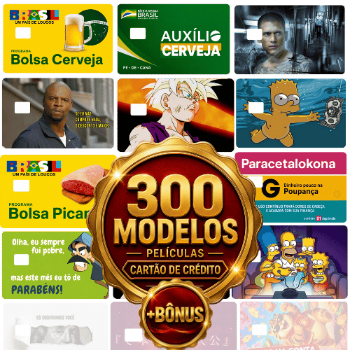 300 modelos de películas cartão + Bônus
