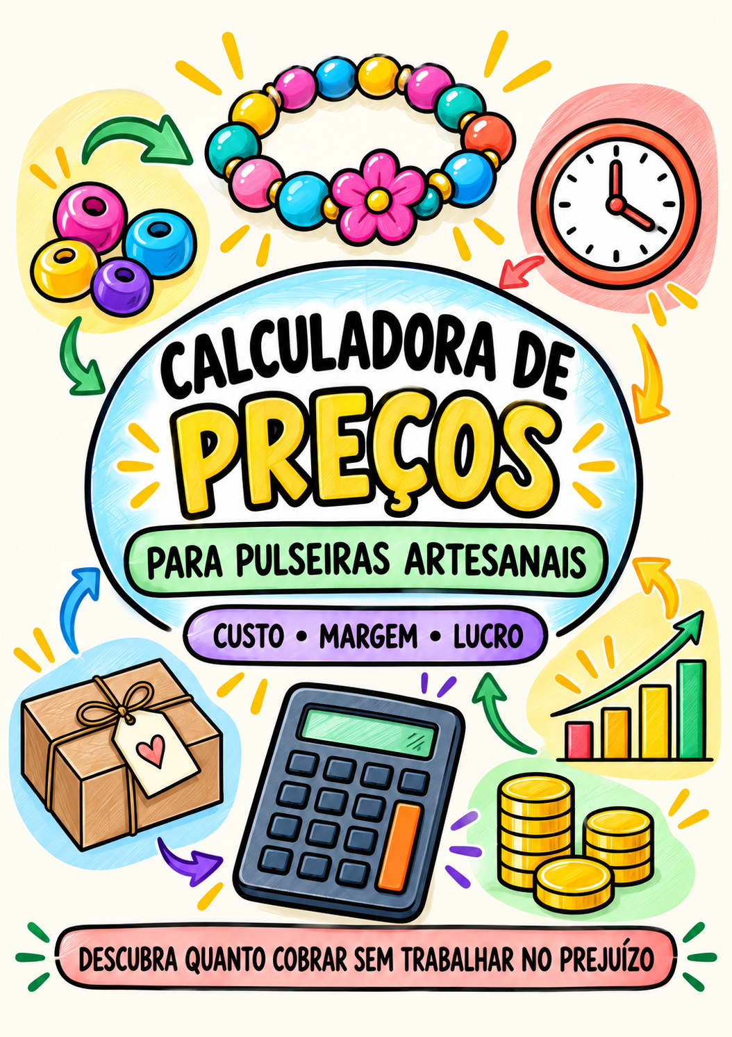.Calculadora Preços Pulseiras Artesanais