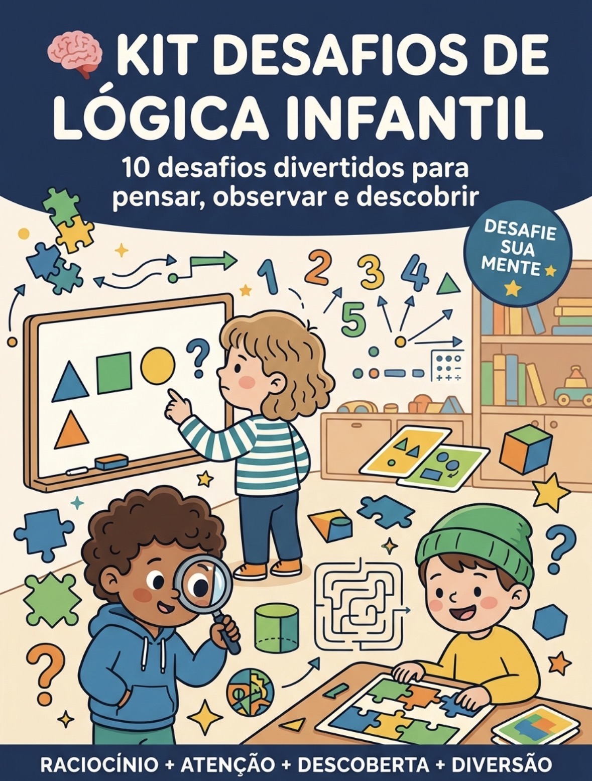 Kit Desafios de Lógica Infantil