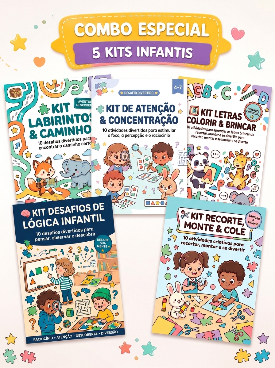 COMBO ESPECIAL: TODOS OS 5 KITS