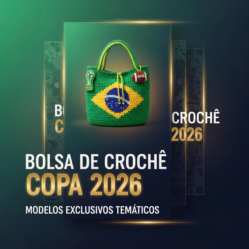 Bolsas Crochê: Copa 2026