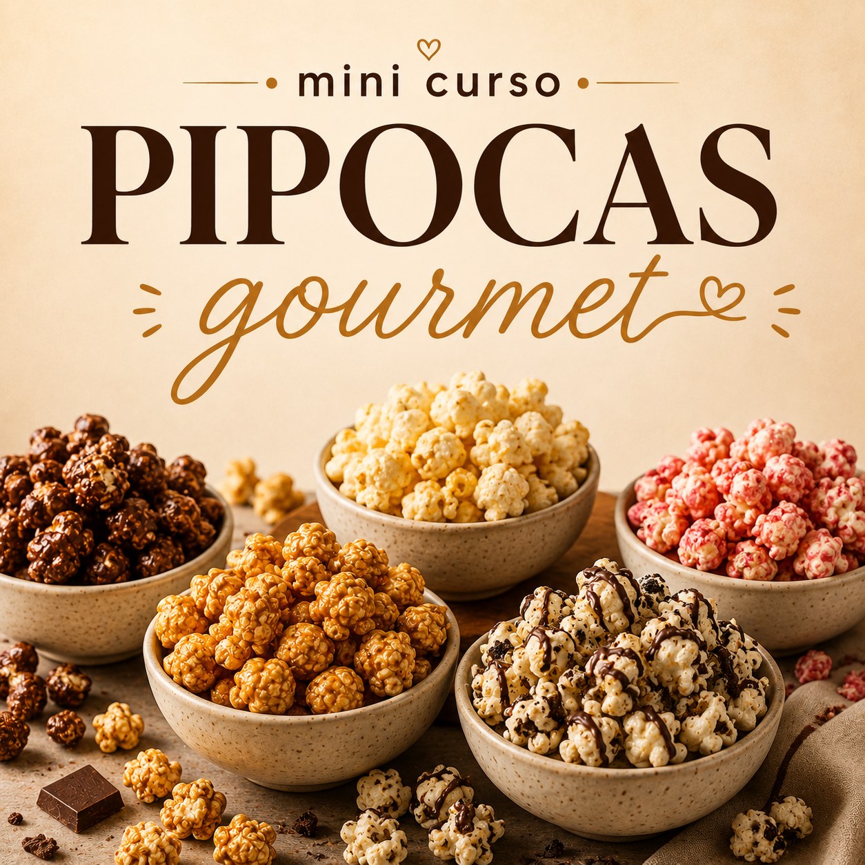 Curso Pipoca Gourmet