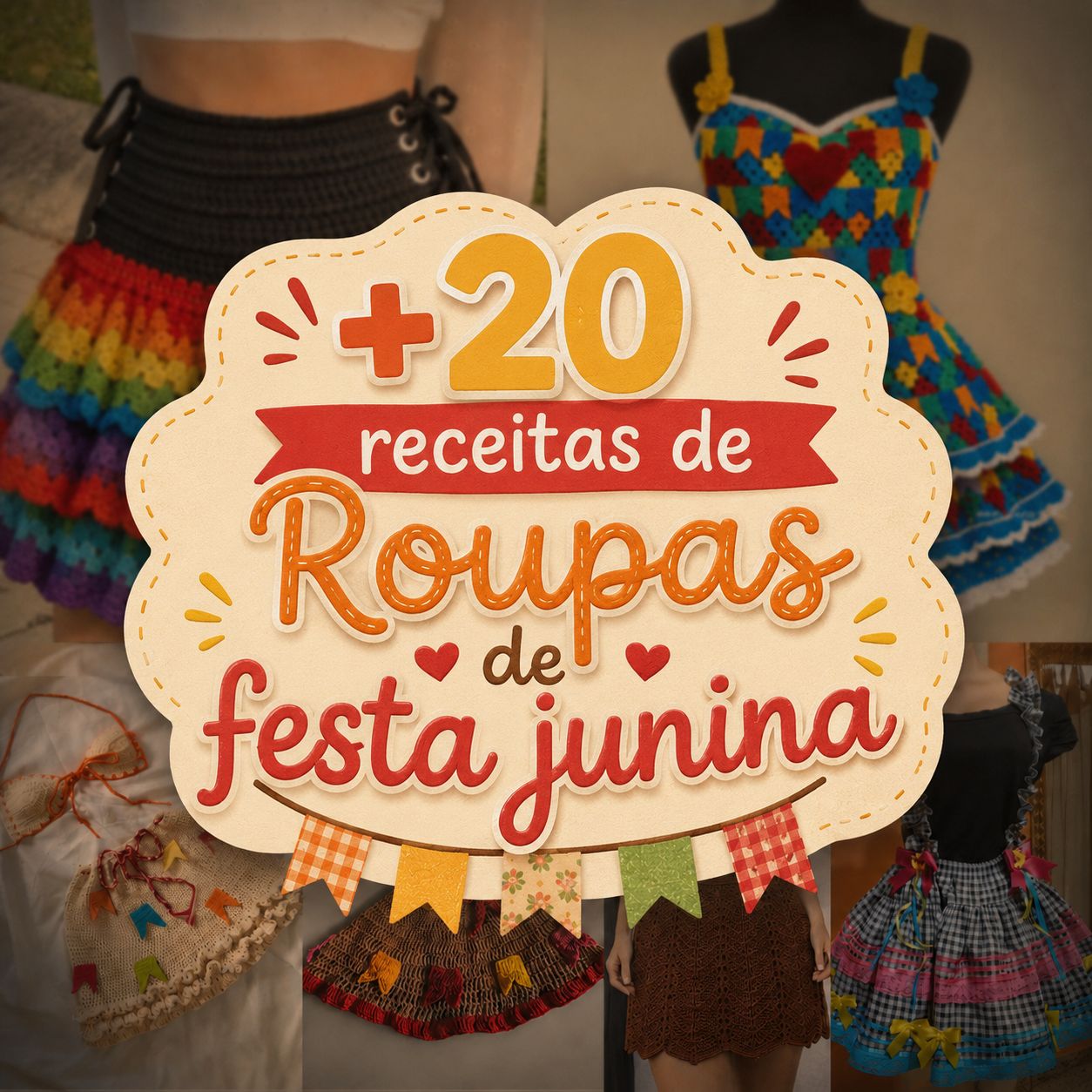 +20 receitas de Roupas de festa junina 