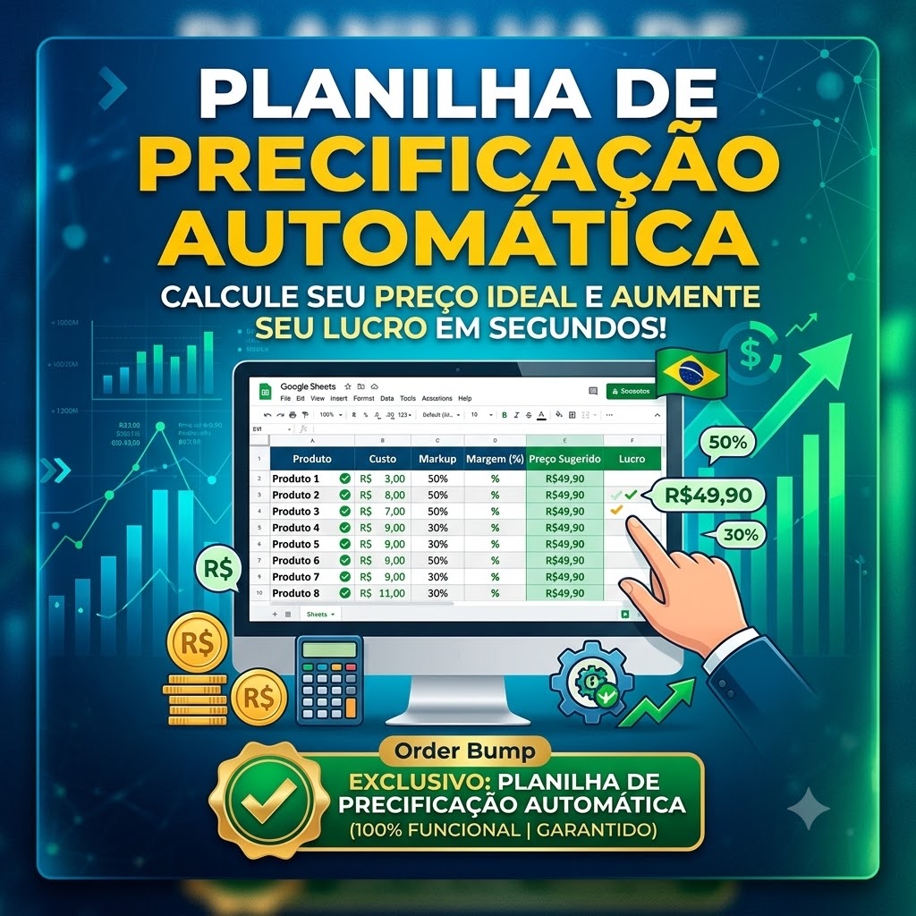 Planilha de Precificação para Papelaria 