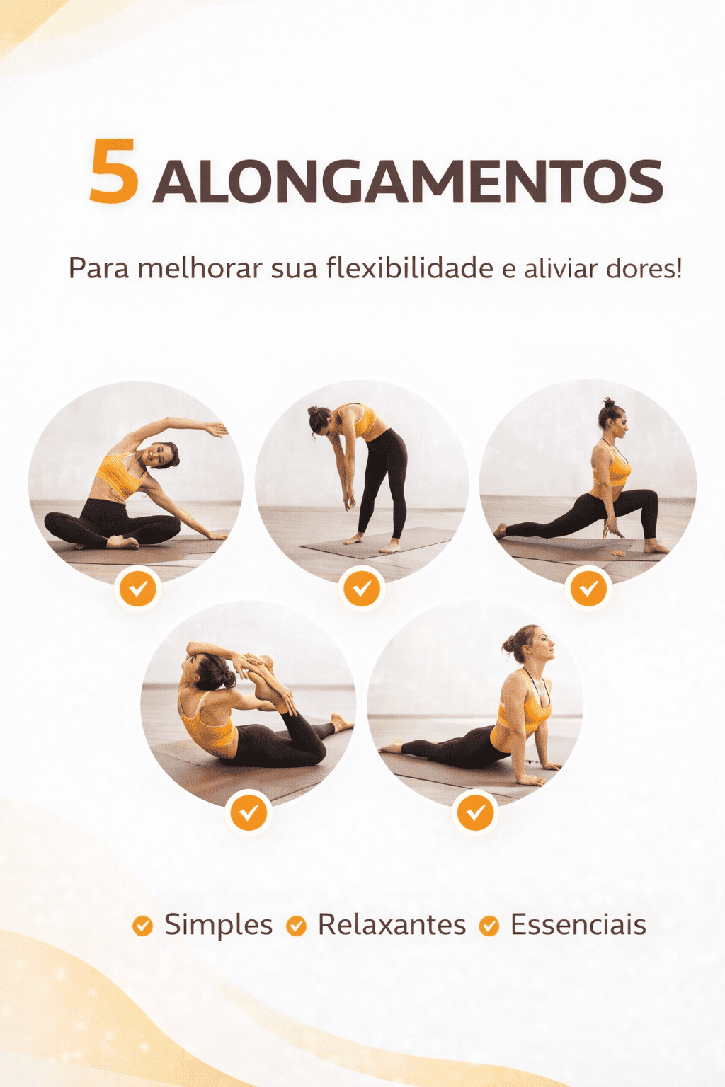 5 Alongamentos Desinchadores 🧘‍♀️