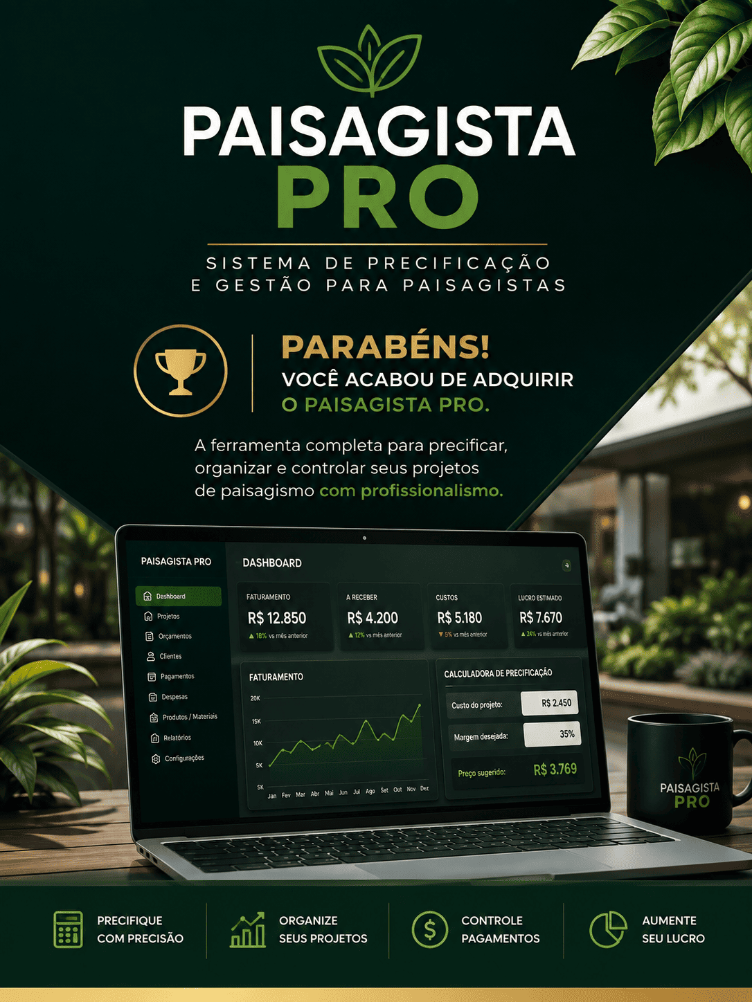 Planilha Paisagista PRO