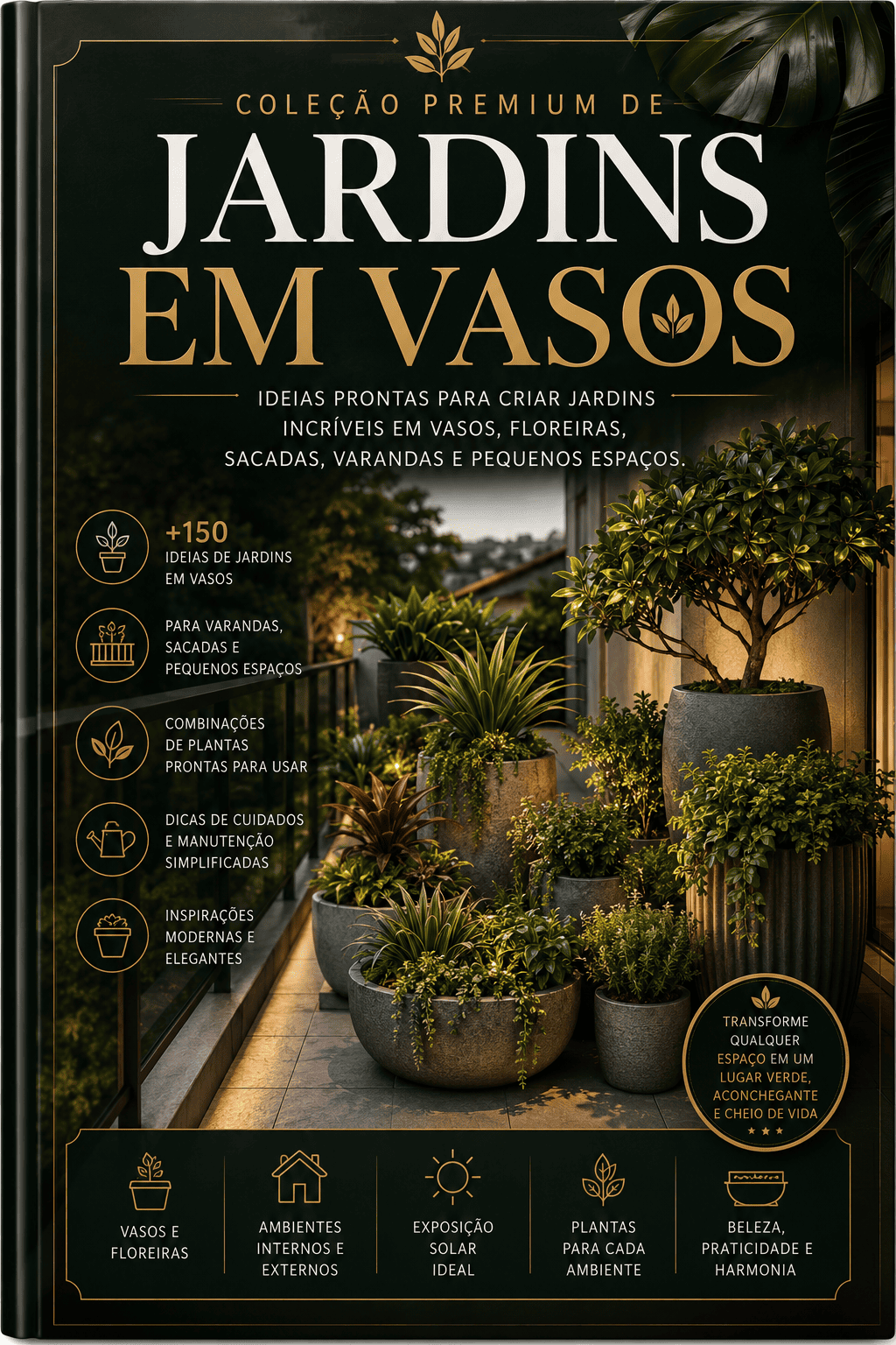 Coleção Premium de Jardins em Vasos
