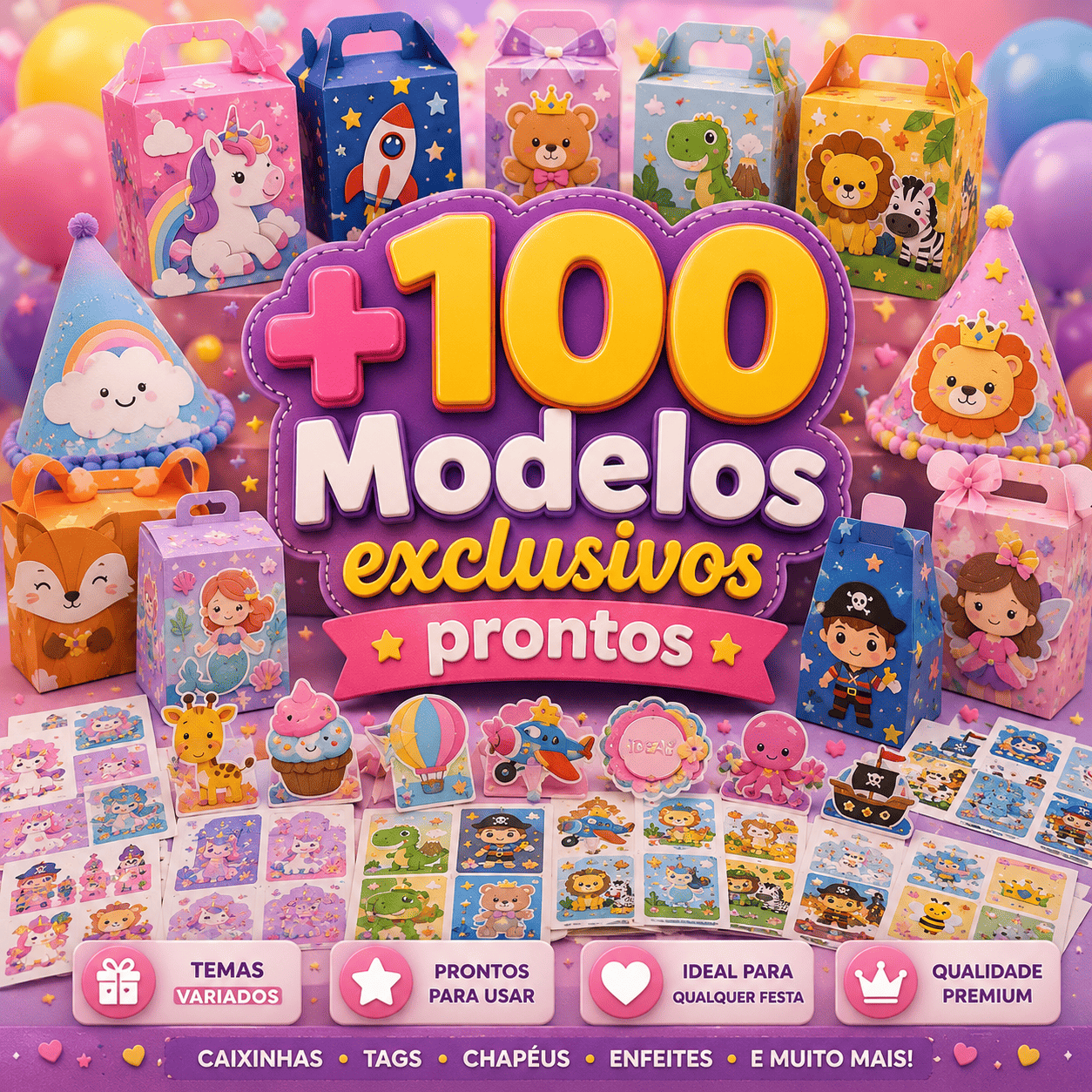 +100 Modelos Exclusivos Prontos