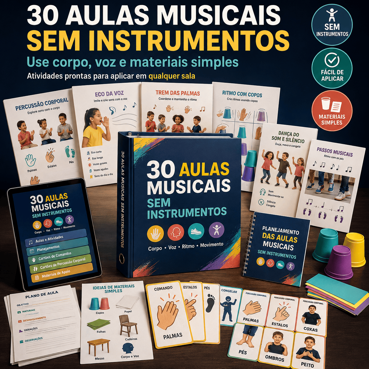30 Aulas Musicais sem Instrumentos