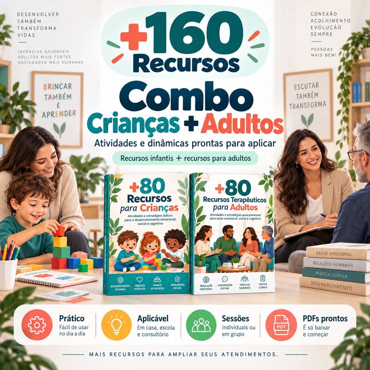 Combo Sênior Crianças + Adultos