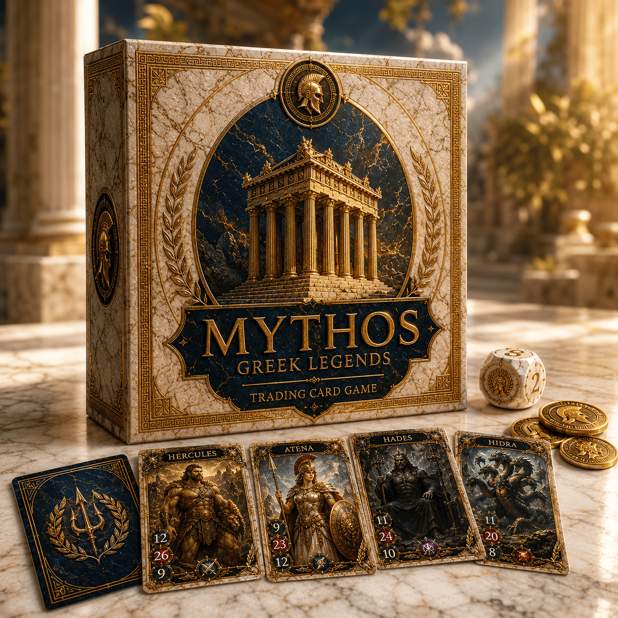 Épico Jogo de Cartas da Mitologia Grega