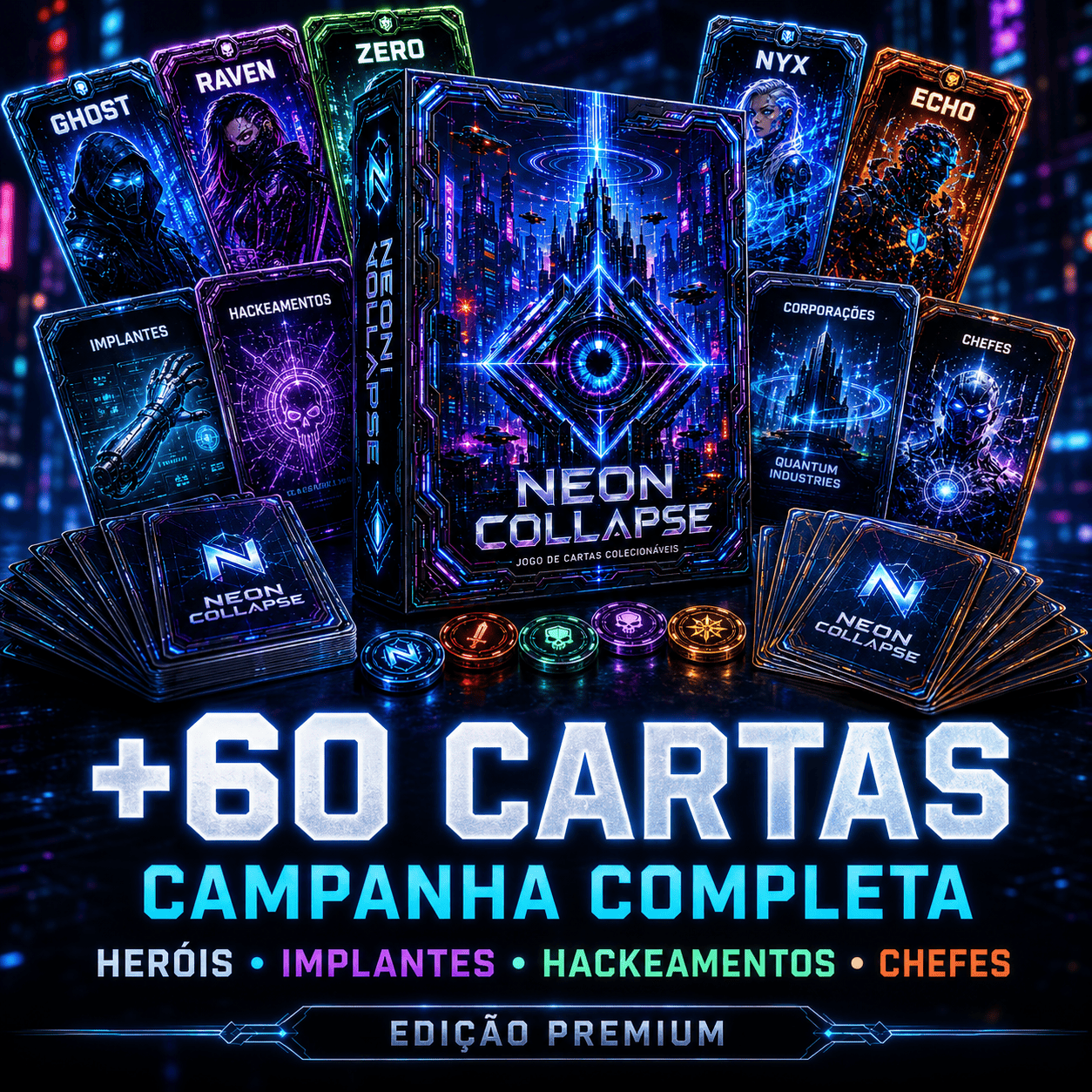 Jogo Completo do Universo de Cyberpunk