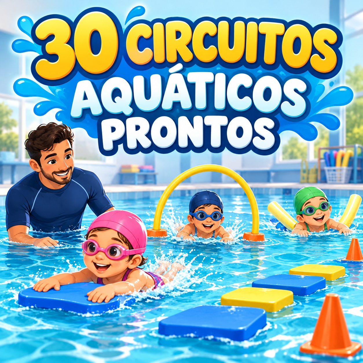 30 Circuitos Prontos Natação Infantil