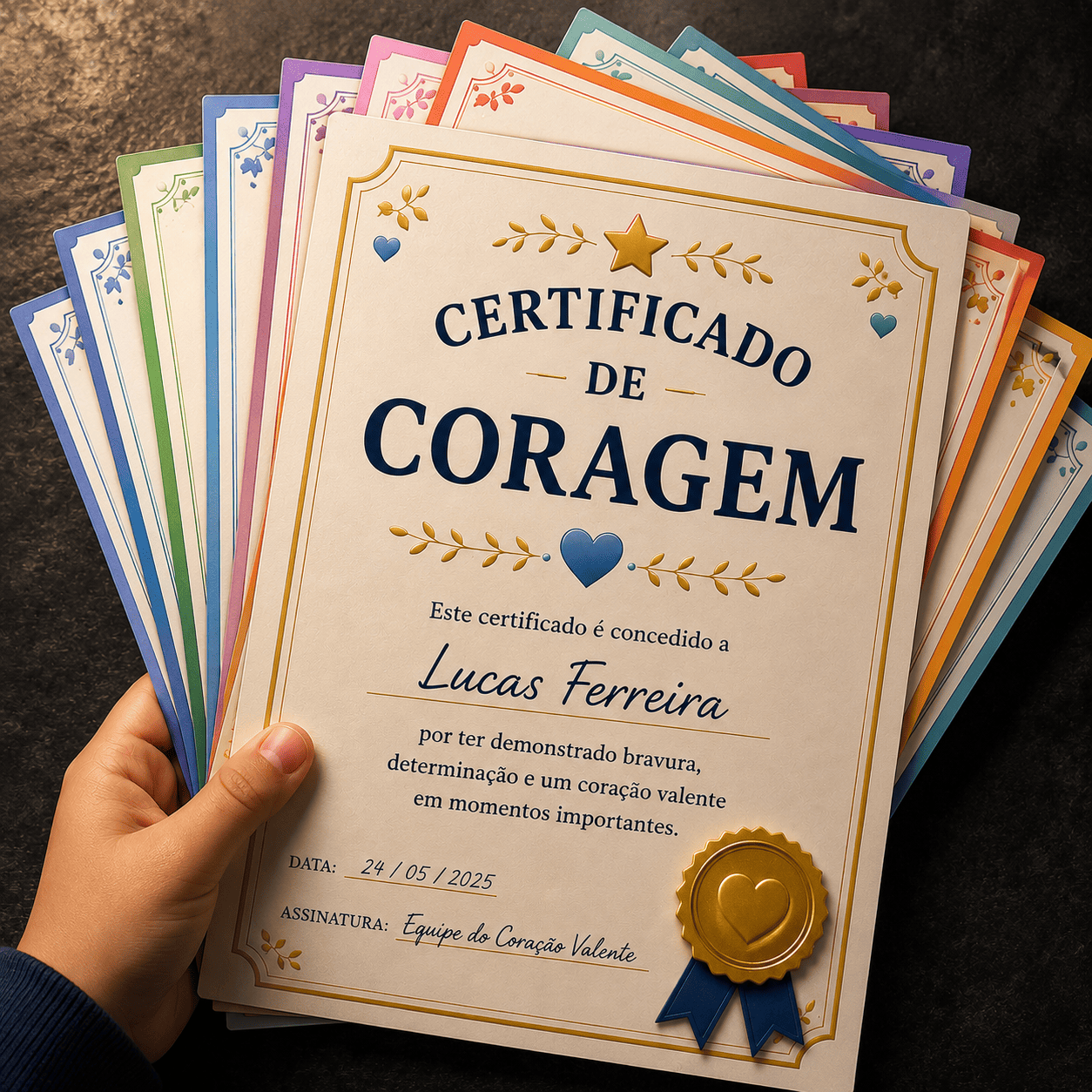 🏆 Certificados de Reforço Positivo