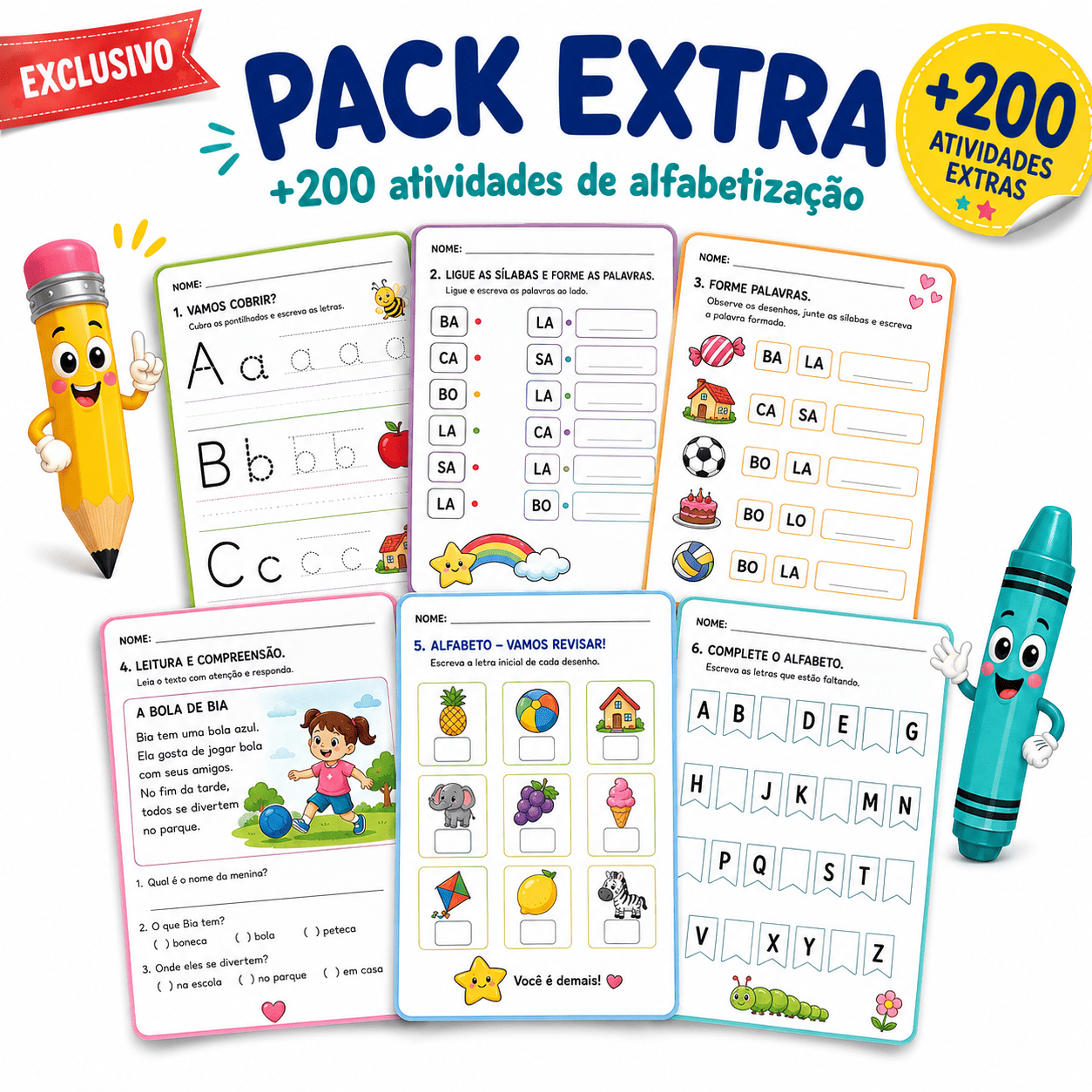PACK EXTRA +200 ATIVIDADES