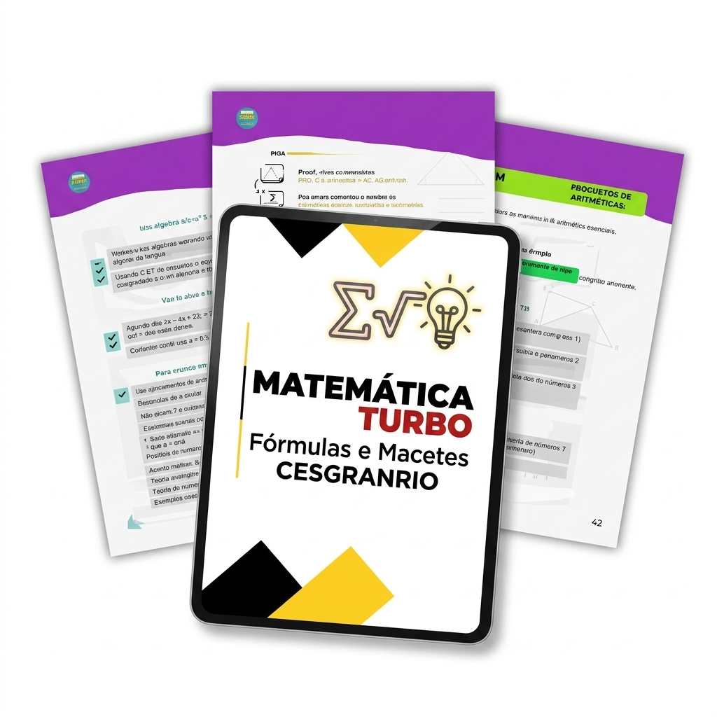 MATEMÁTICA TURBO: FÓRMULAS QUE CAEM