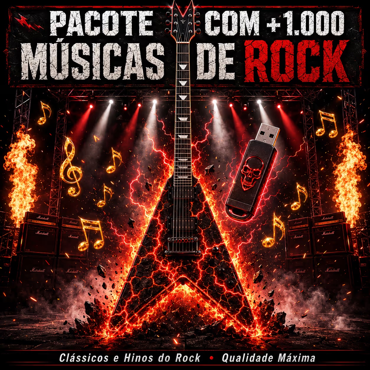 Pacote ROCK DAS ANTIGAS