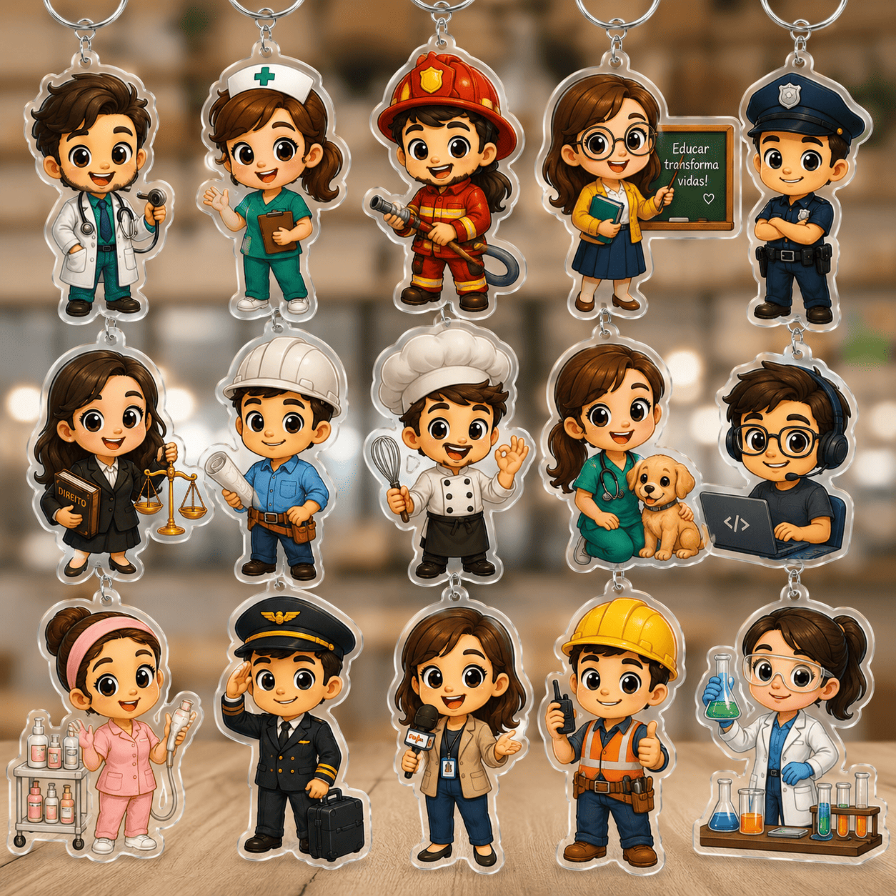 🚀 KIT ESPECIAL PROFISSÕES 👨‍⚕️👩‍🏫👨‍
