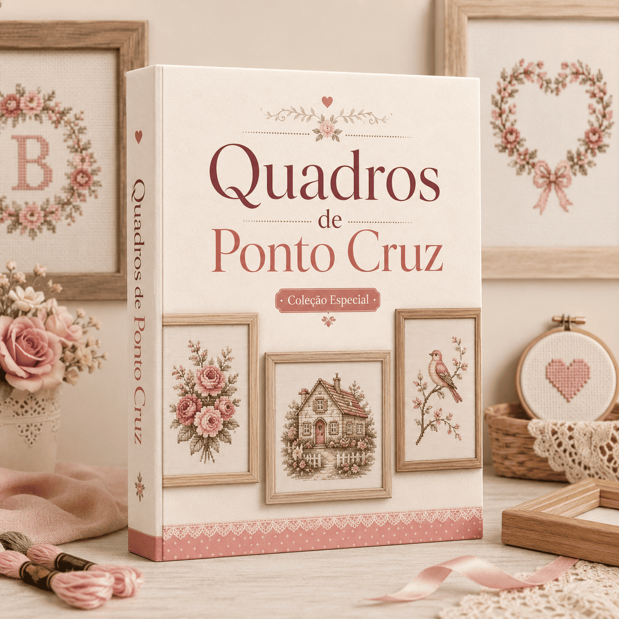 🔥+500 Quadros de Ponto Cruz 🔥