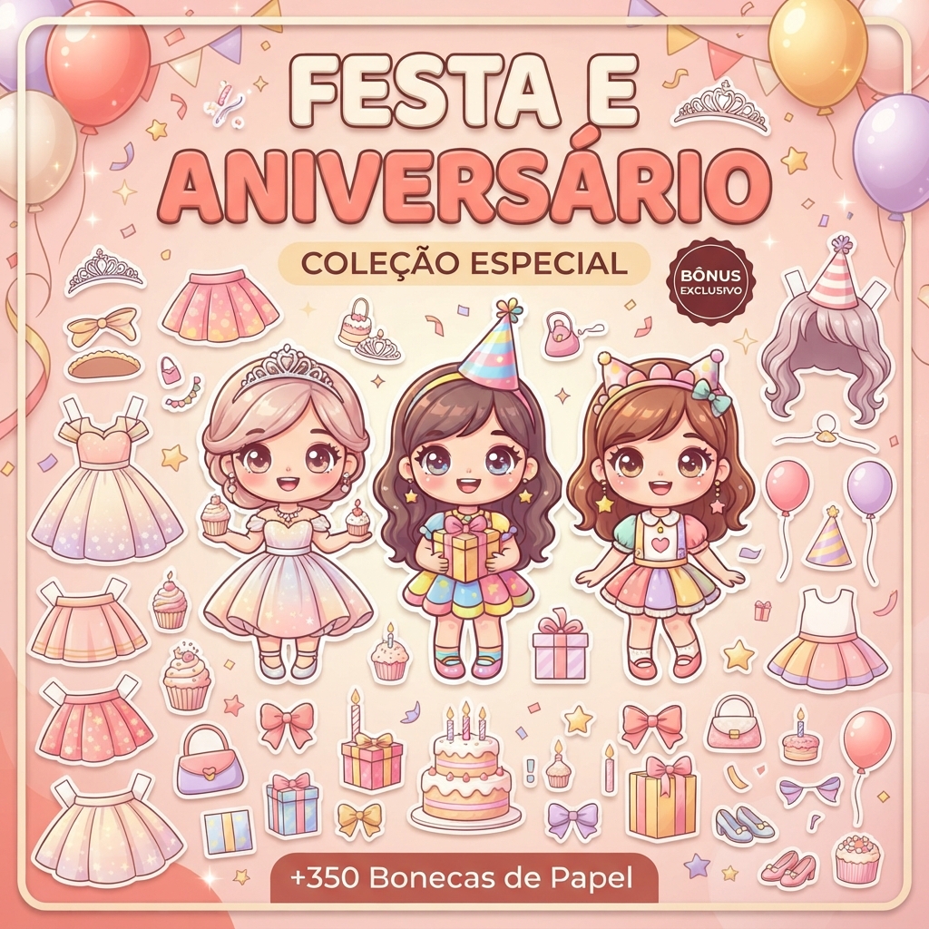 Bonecas Edição Festa e Aniversário