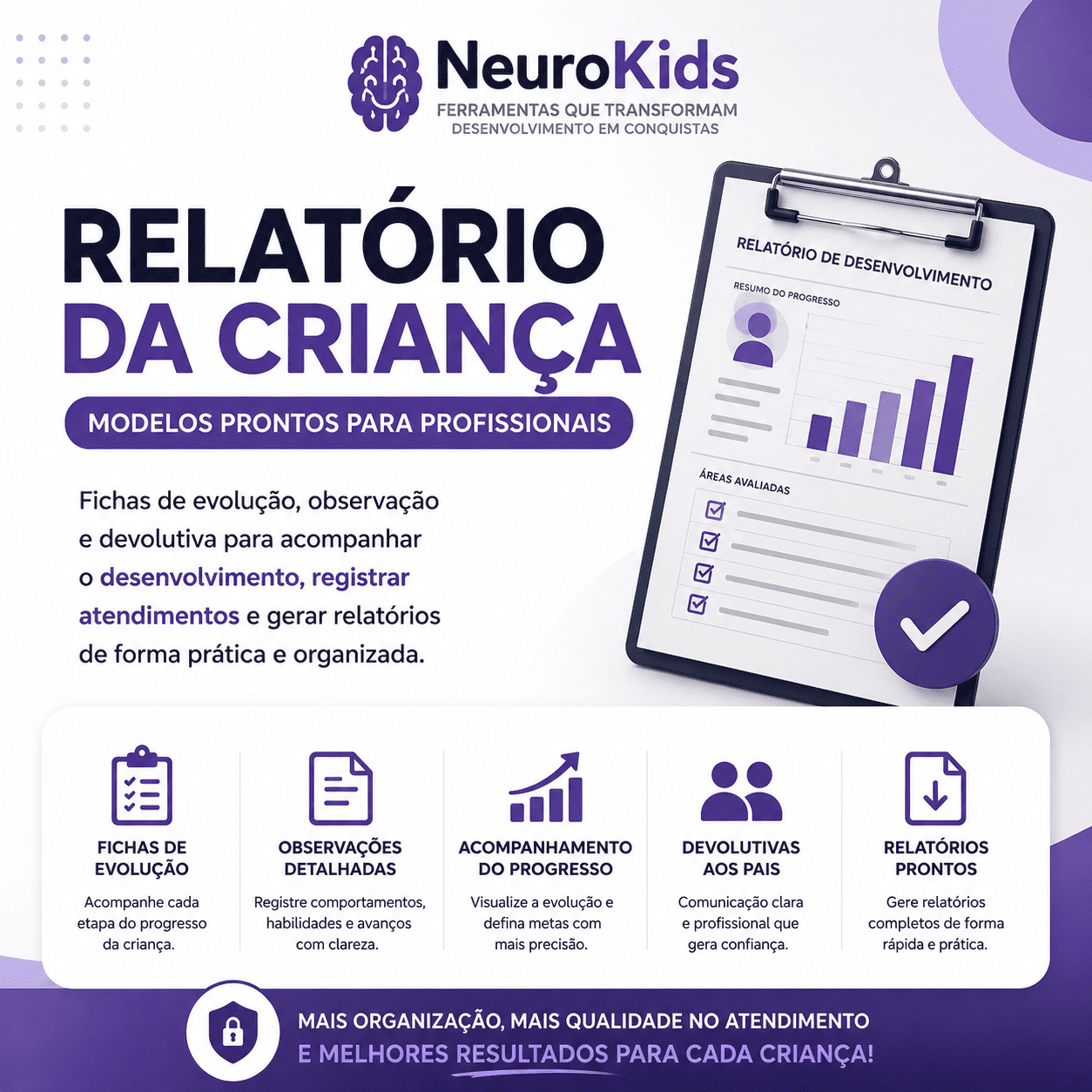 📈 Kit Completo de Evolução Infantil