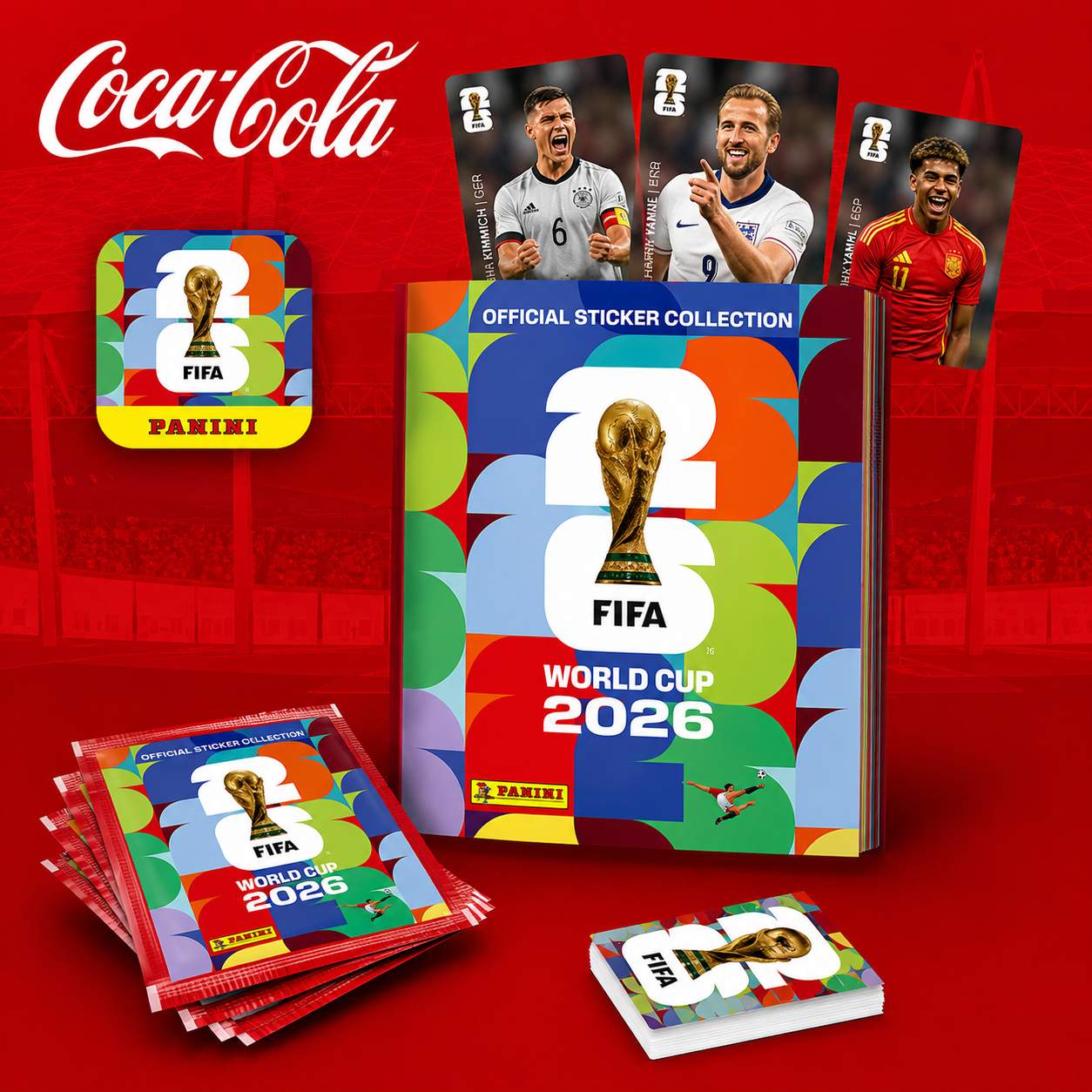 Figurinhas Exclusivas da CocaCola - 2026