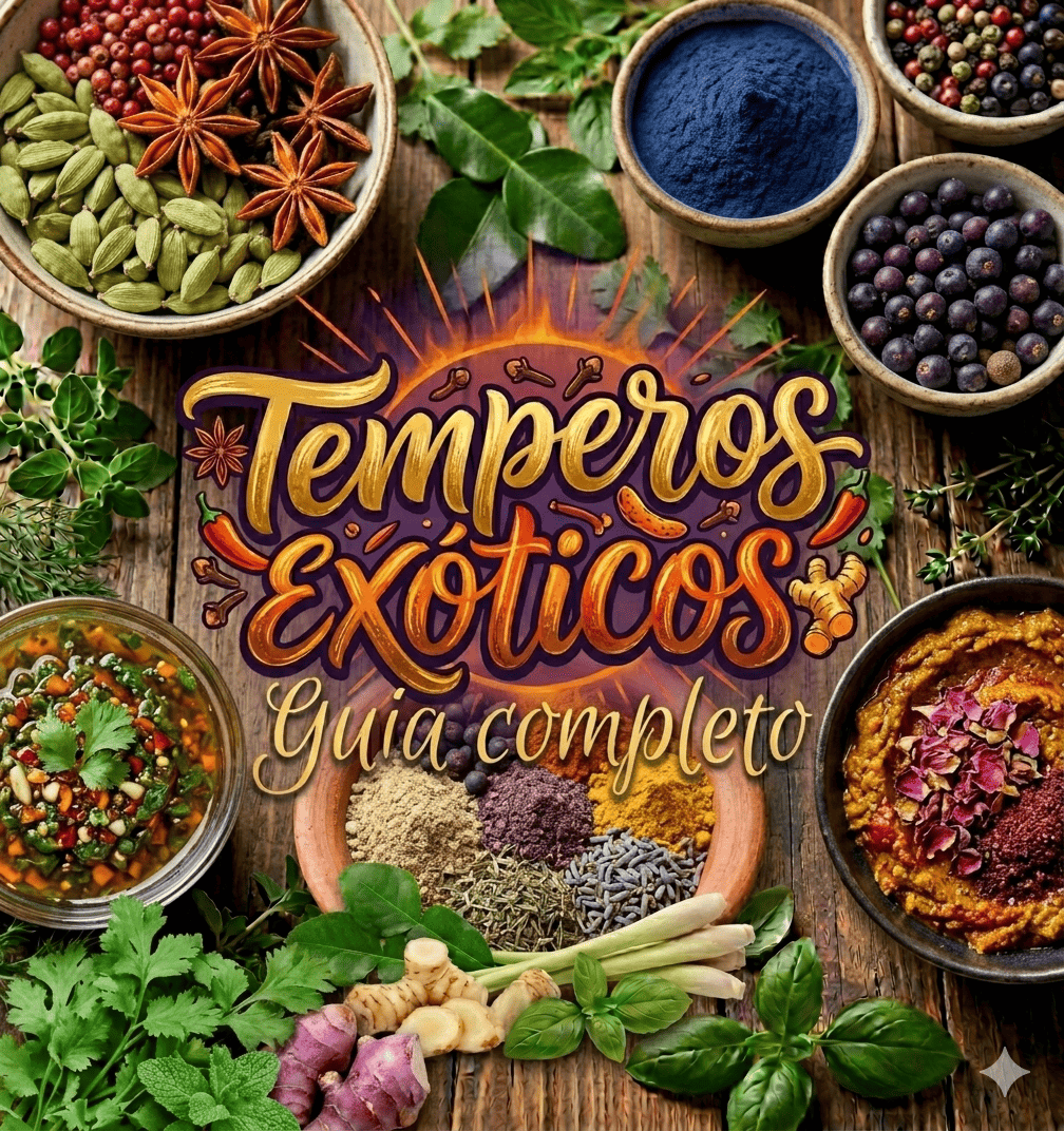  Temperos Exóticos - Guia Completo
