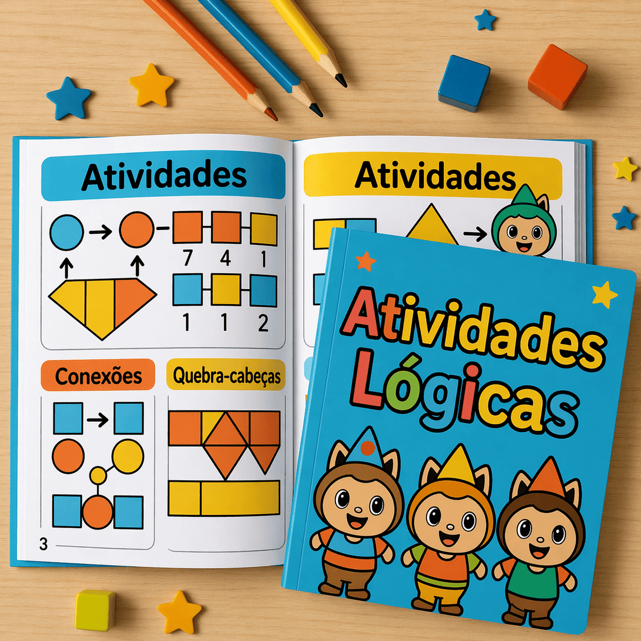🚨 Leve + Atividades Lógicas (R$ 5,00)!