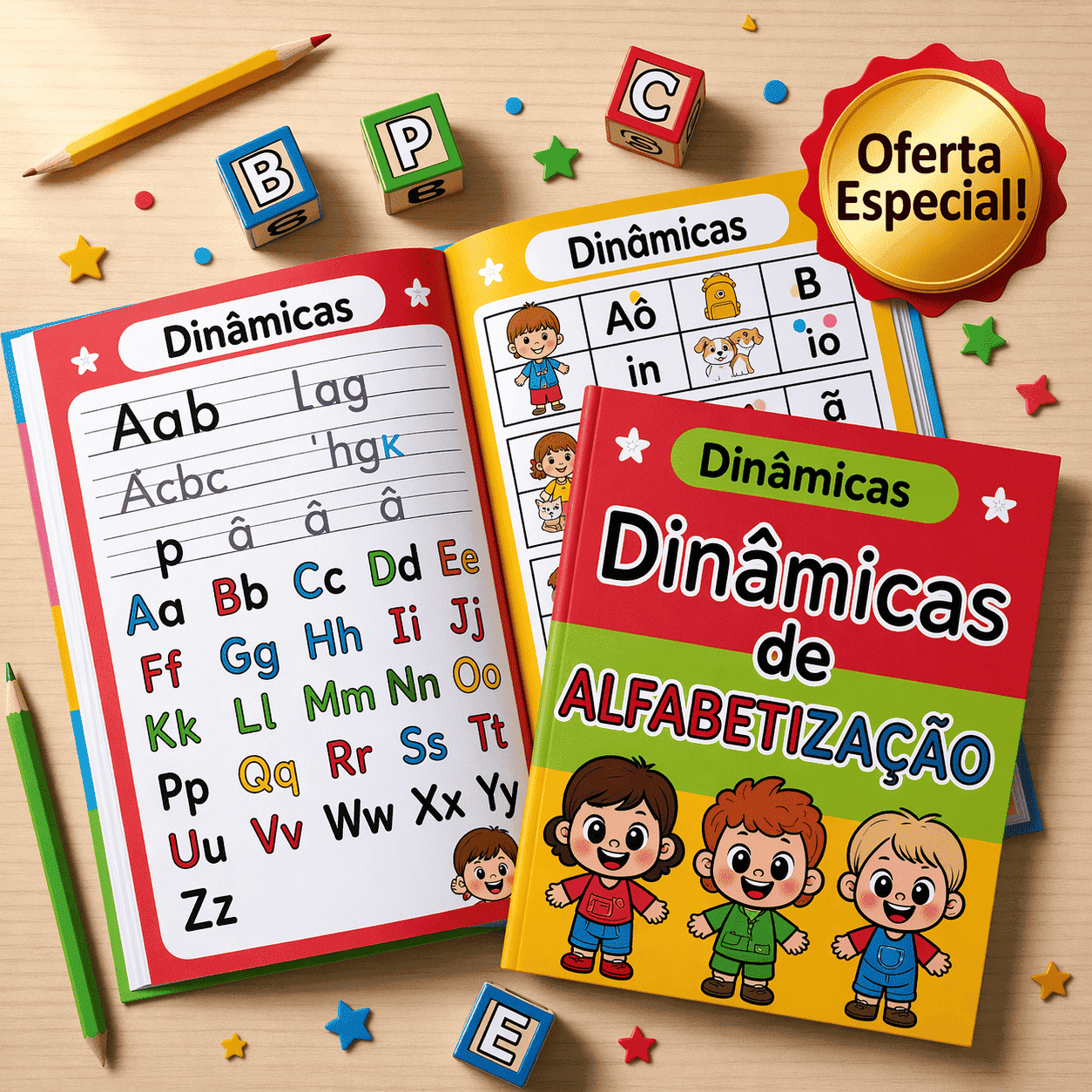 🚨 Leve + Dinâmicas de Alfabetização!