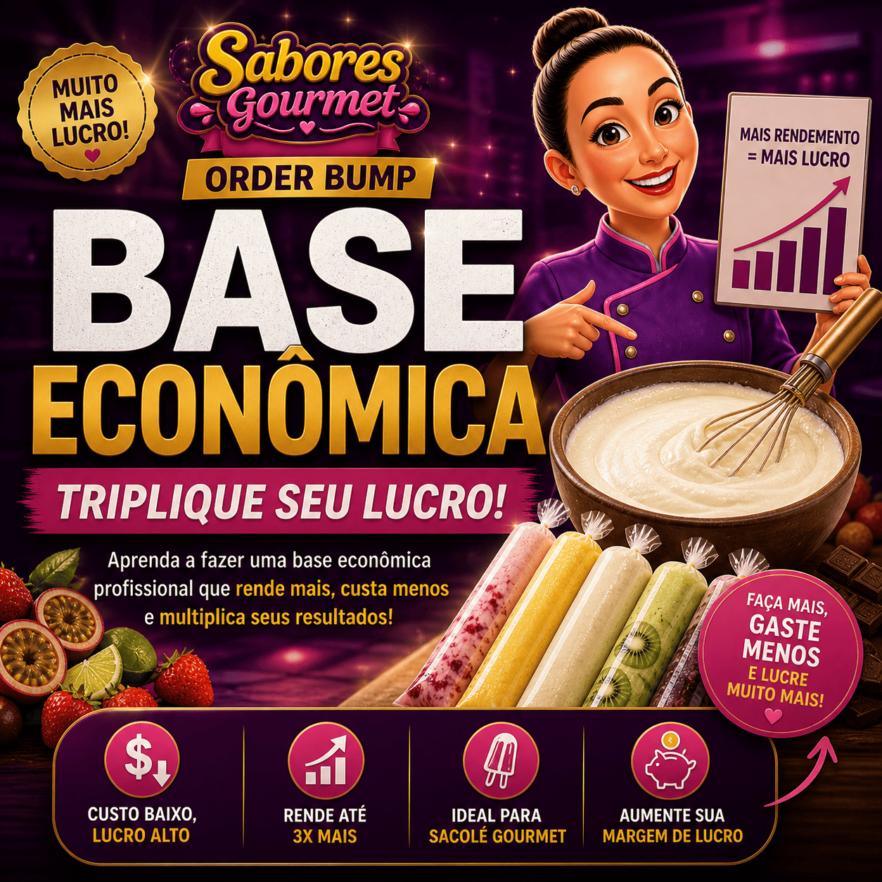 Base Econômica de Galadinho Gourmet
