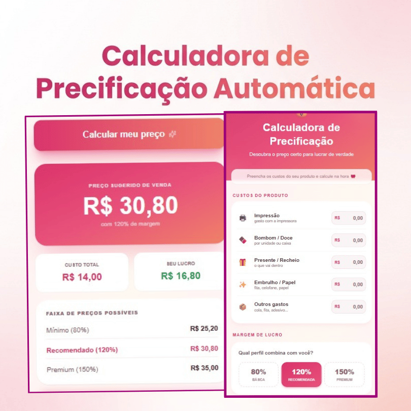 Calculadora de Precificação Automática 