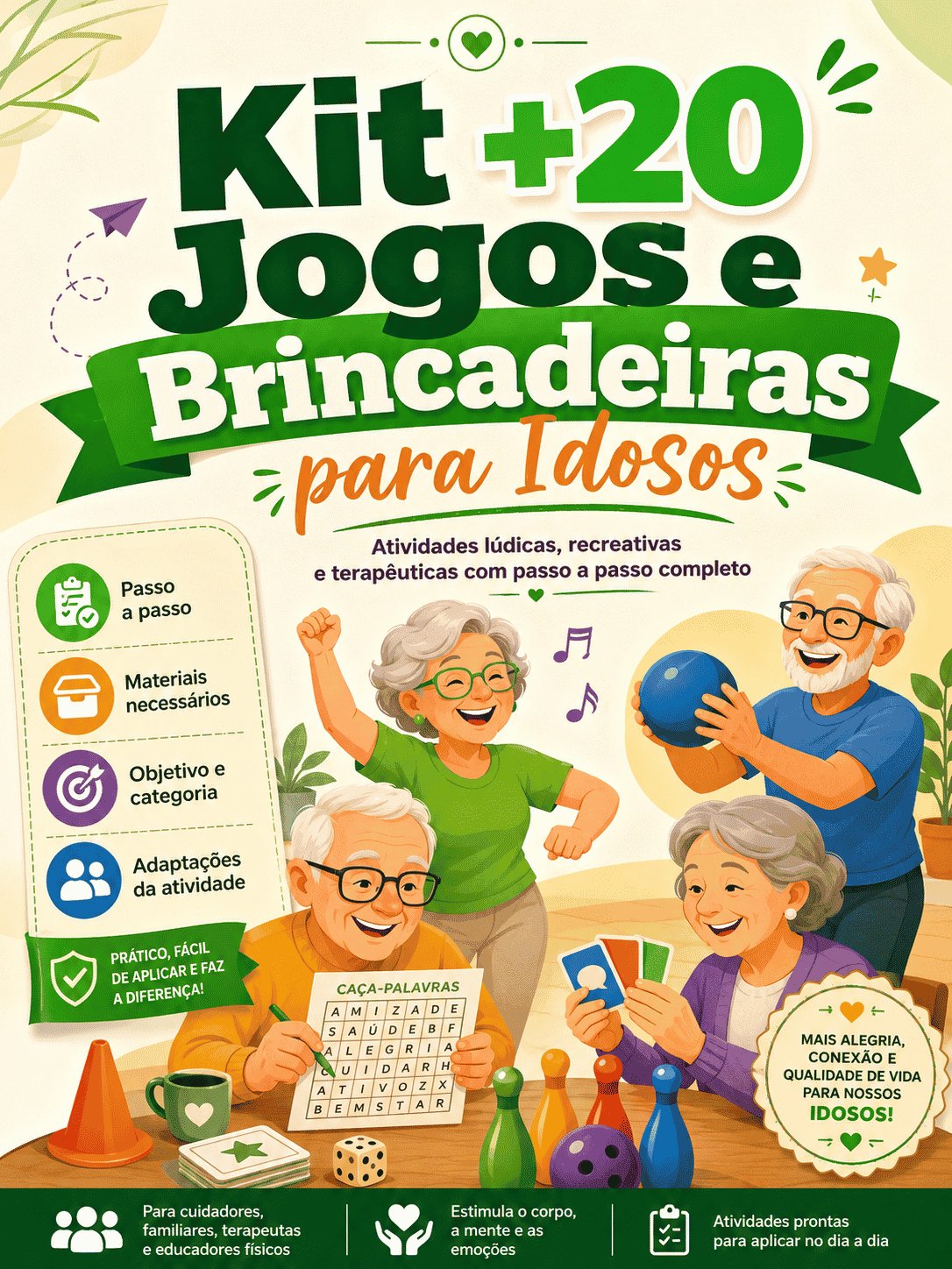 +20 Jogos e Brincadeiras para Idosos