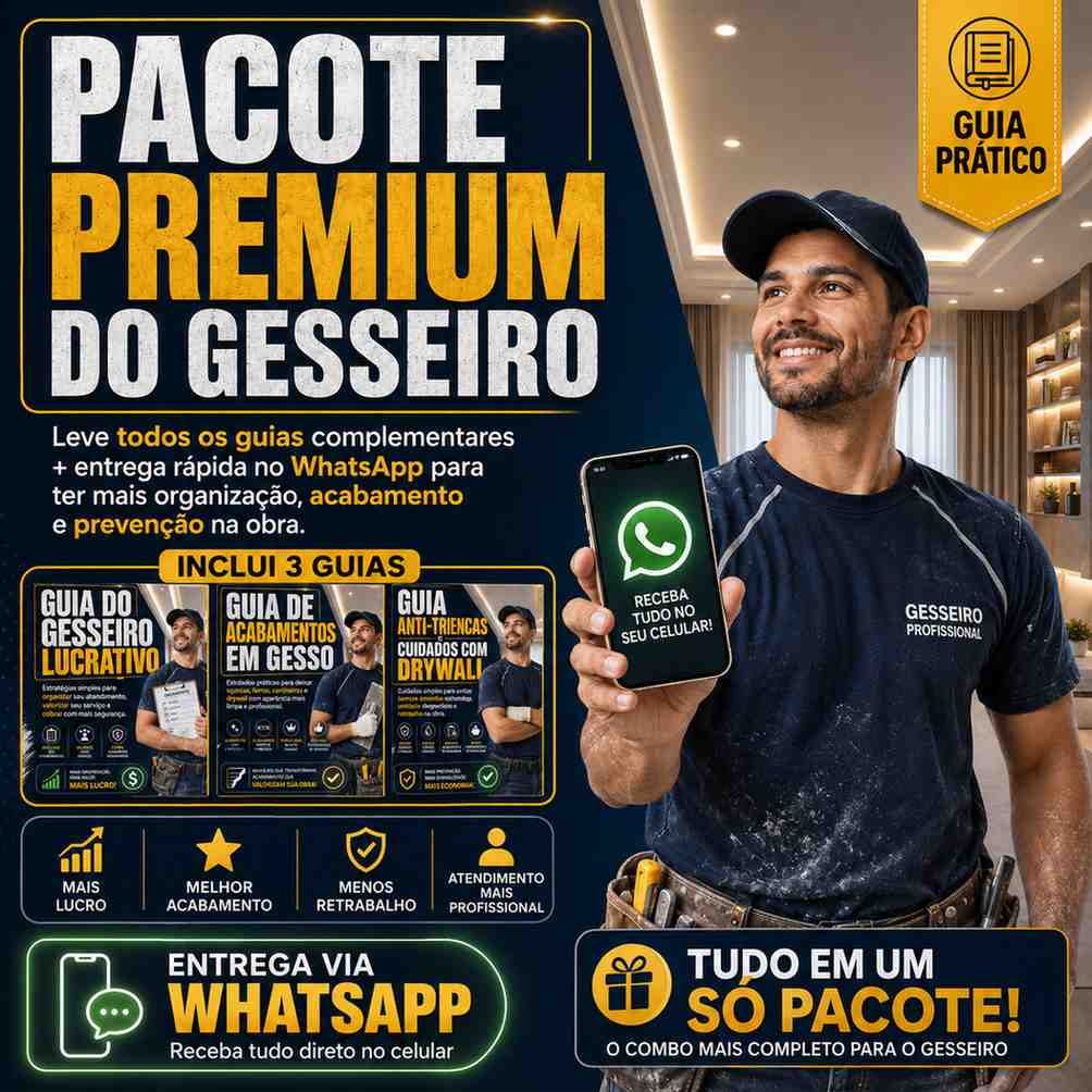 Pacote Premium do Gesseiro