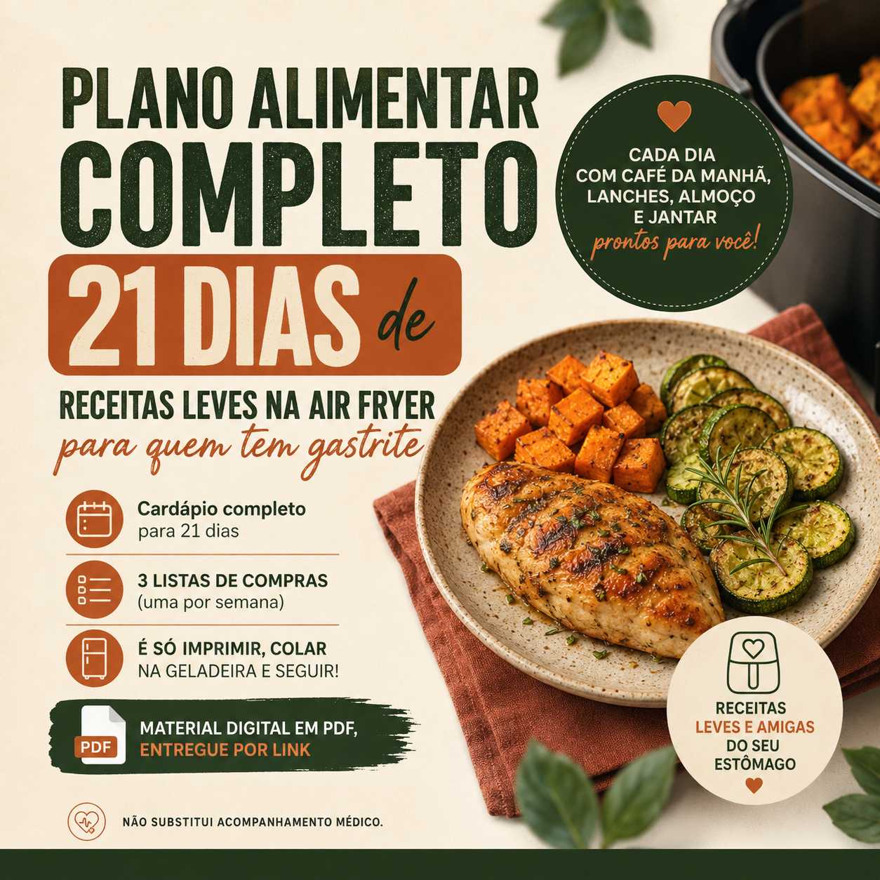 ✅ SIM!Quero o Cardápio de 21 Dias pronto