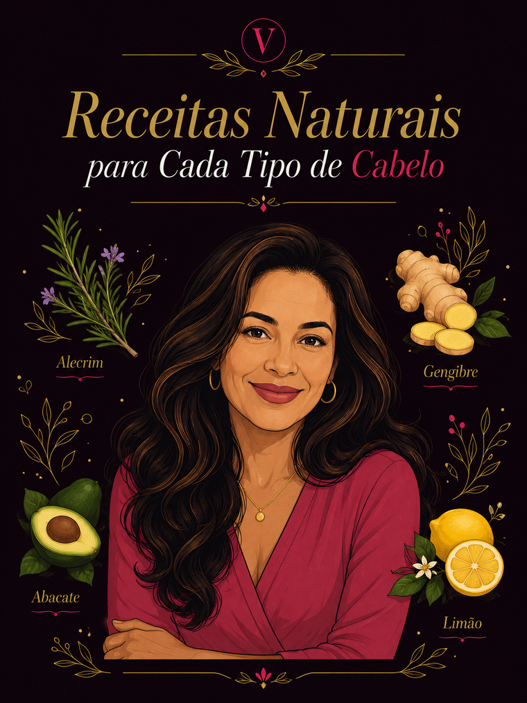 4 receitas naturais para seu cabelo