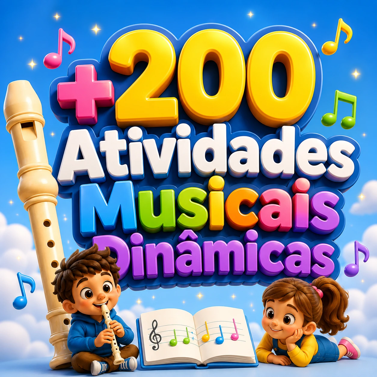 +200 Atividades de Musicalização Infanti
