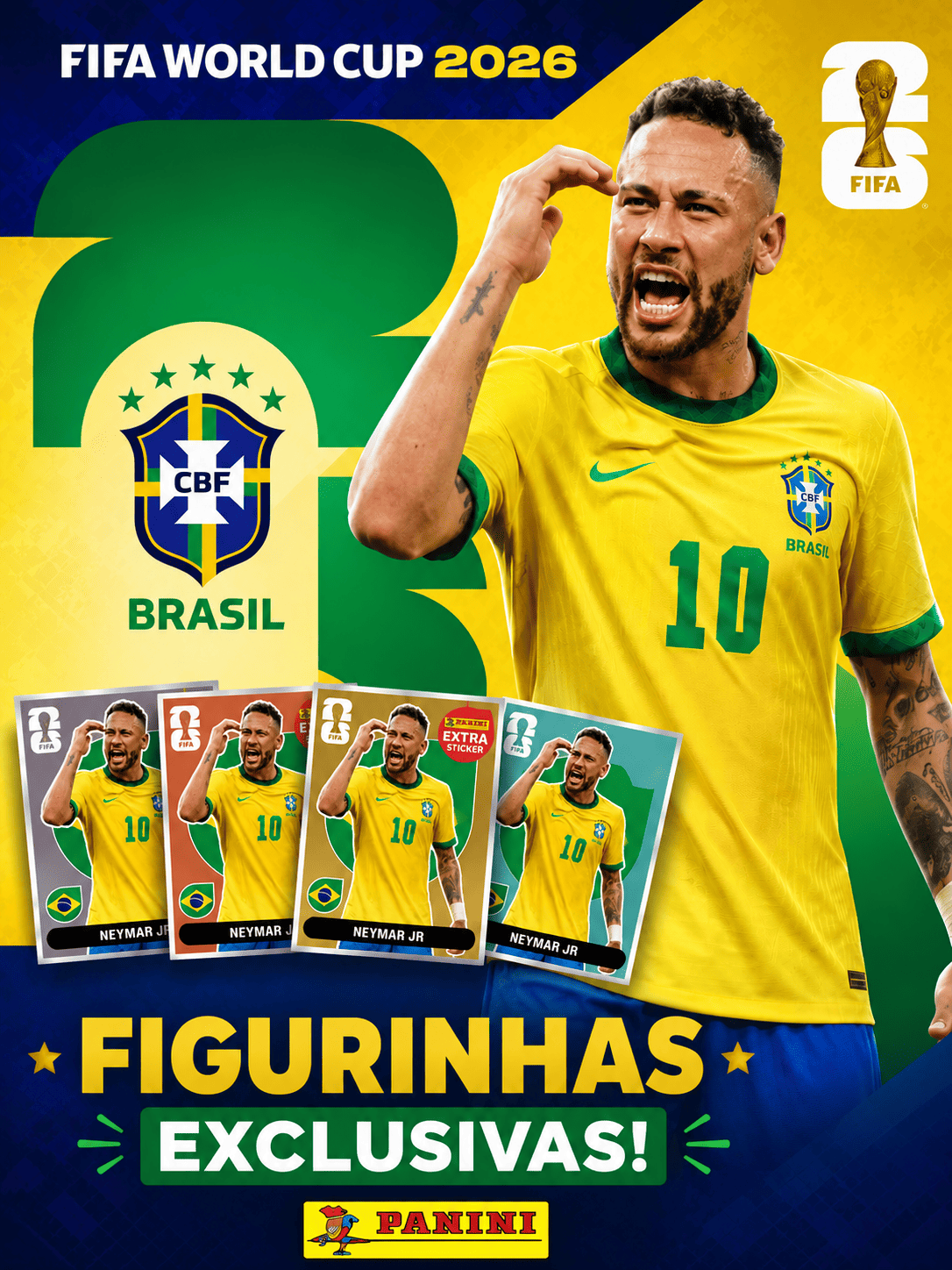PACK - FIGURINHAS EXCLUSIVAS DO NEYMAR🔥