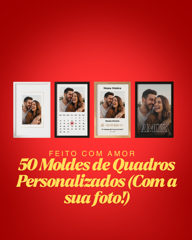 PACK 50 MOLDES DE QUADROS
