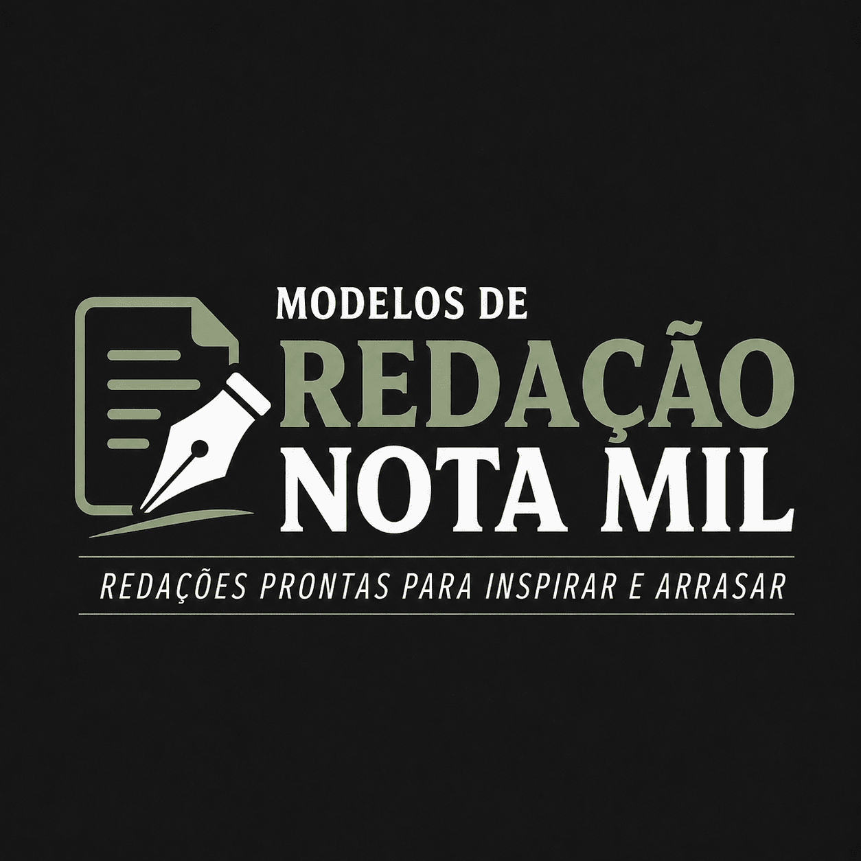   Modelos de Redação Nota Mil!